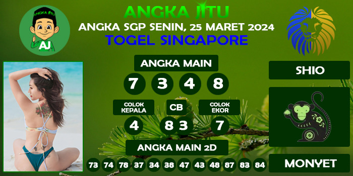 Prediksi Angka Jitu Sgp Senin 25 Maret 2024