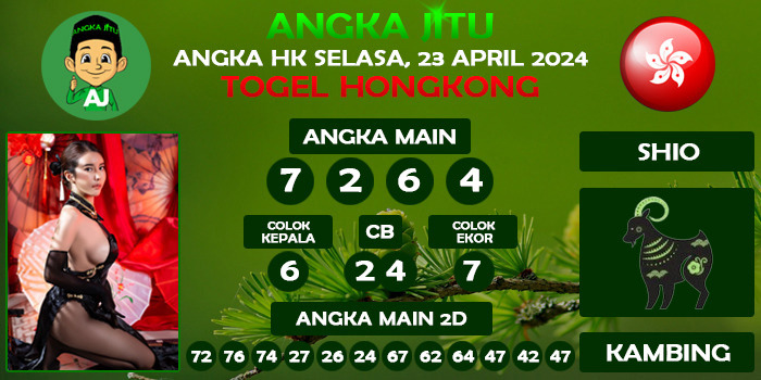 Prediksi Angka Jitu Hk Selasa 23 April 2024