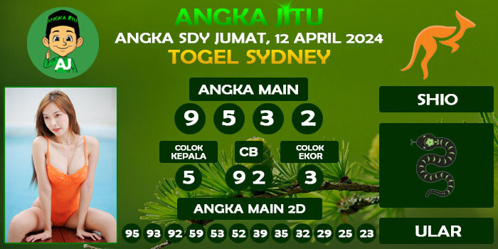 Prediksi Angka Jitu Sdy Jumat 12 April 2024