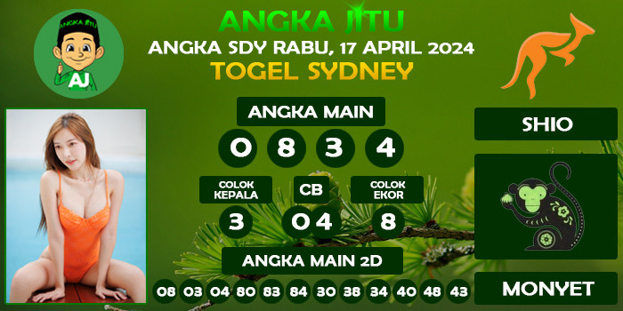 Prediksi Angka Jitu Sdy Rabu 17 April 2024