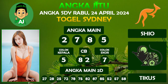 Prediksi Angka Jitu Sdy Rabu 24 April 2024