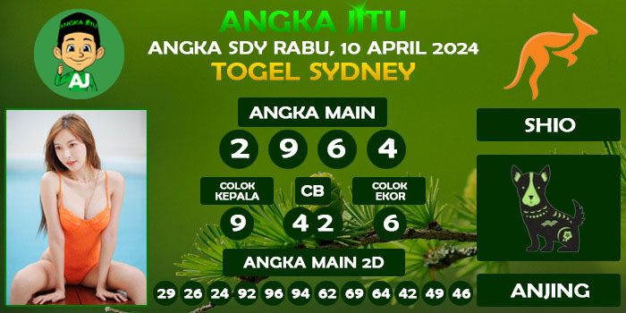 Prediksi Angka Jitu Sdy Rabu 10 April 2024