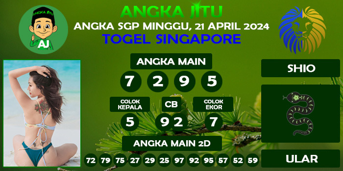 Prediksi Angka Jitu Sgp Minggu 21 April 2024