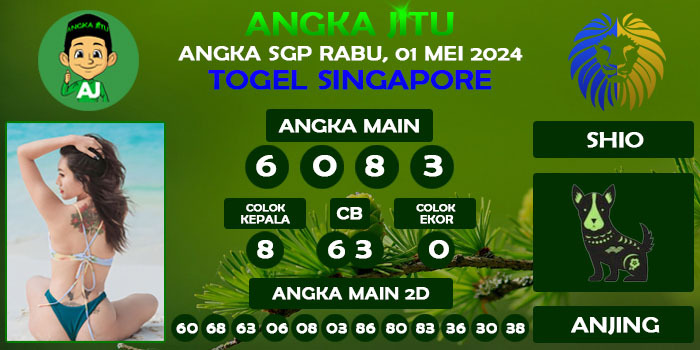 Prediksi Angka Jitu Sgp Rabu 01 Mei 2024