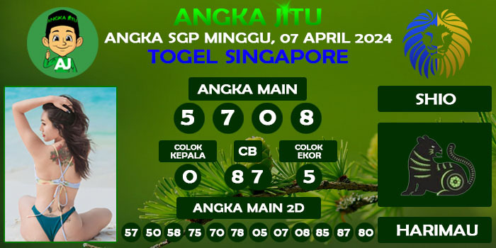 Prediksi Angka Jitu Sgp Minggu 07 April 2024