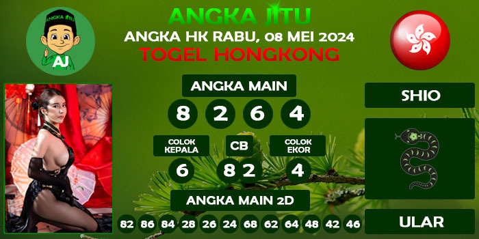 Prediksi Angka Jitu Hk Rabu 08 Mei 2024