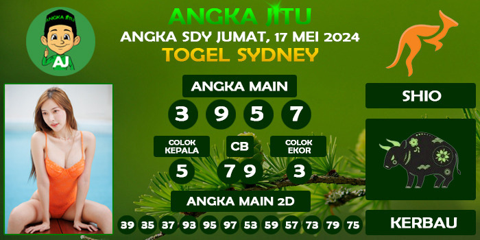 Prediksi Angka Jitu Sdy Jumat 17 Mei 2024