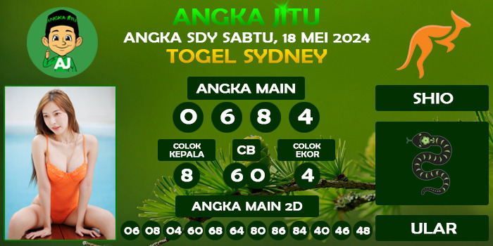 Prediksi Angka Jitu Sdy Sabtu 18 Mei 2024