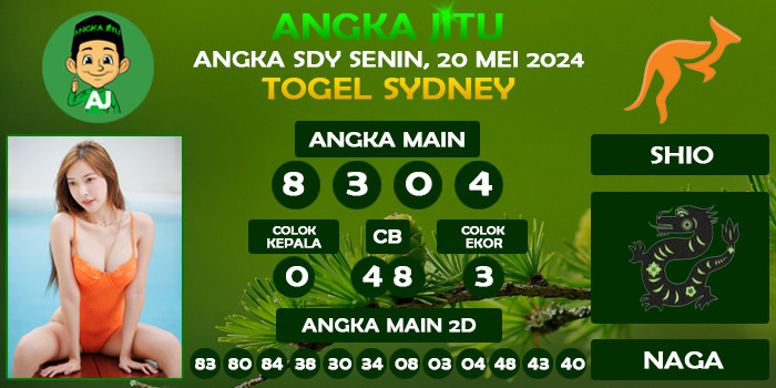 Prediksi Angka Jitu Sdy Senin 20 Mei 2024