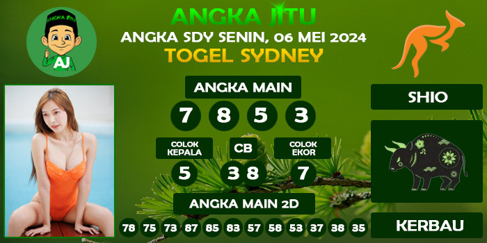 Prediksi Angka Jitu Sdy Senin 06 Mei 2024