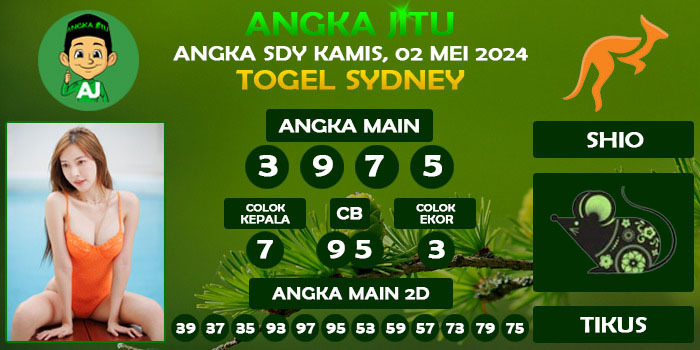 Prediksi Angka Jitu Sdy Kamis 02 Mei 2024