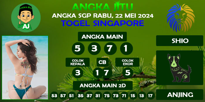 Prediksi Angka Jitu Sgp Rabu 22 Mei 2024