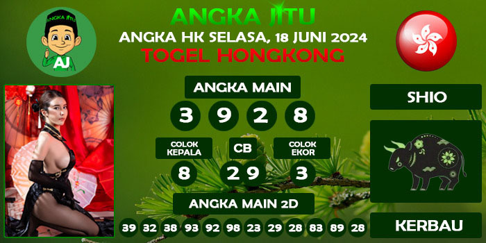 Prediksi Angka Jitu Hk Selasa 18 Juni 2024