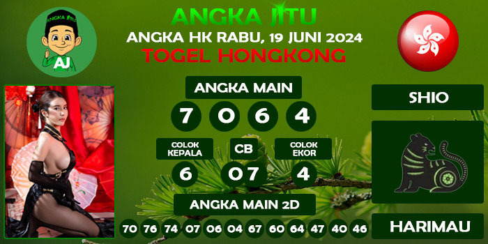 Prediksi Angka Jitu Hk Rabu 19 Juni 2024