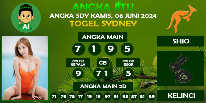 Prediksi Angka Jitu Sdy Kamis 06 Juni 2024