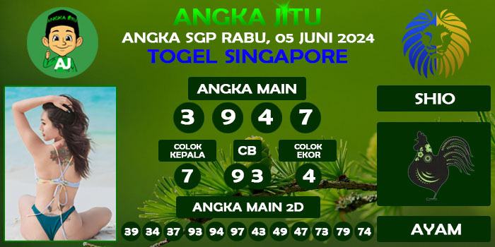 Prediksi Angka Jitu Sgp Rabu 05 Juni 2024