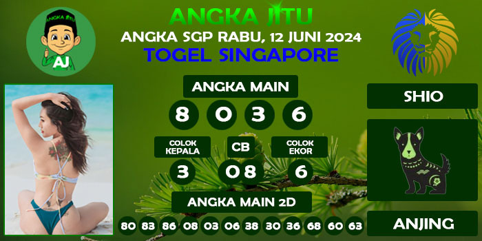 Prediksi Angka Jitu Sgp Rabu 12 Juni 2024