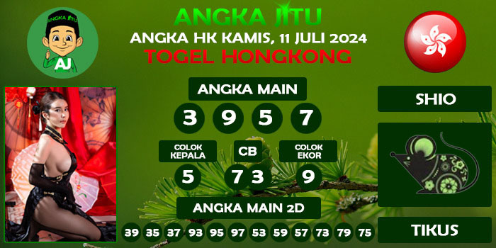 Prediksi Angka Jitu Hk Kamis 11 Juli 2024