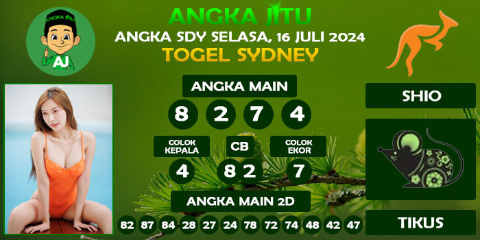 Prediksi Angka Jitu Sdy Selasa 16 Juli 2024