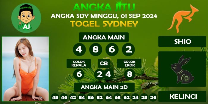 Prediksi Angka Jitu Sdy Minggu 01 September 2024