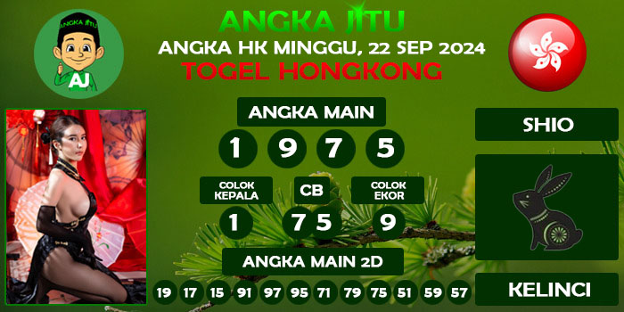 Prediksi Angka Jitu Hk Minggu 22 September 2024