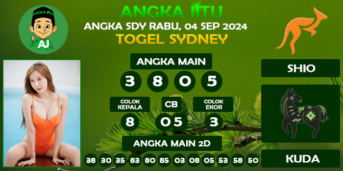 Prediksi Angka Jitu Sdy Rabu 04 September 2024