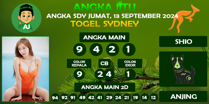 Prediksi Angka Jitu Sdy Jumat 13 September 2024