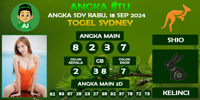 Prediksi Angka Jitu Sdy Rabu 18 September 2024