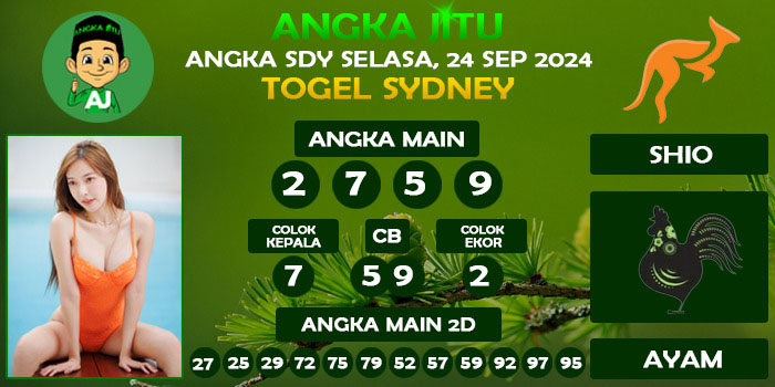 Prediksi Angka Jitu Sdy Selasa 24 September 2024