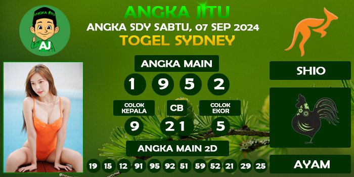 Prediksi Angka Jitu Sdy Sabtu 07 September 2024