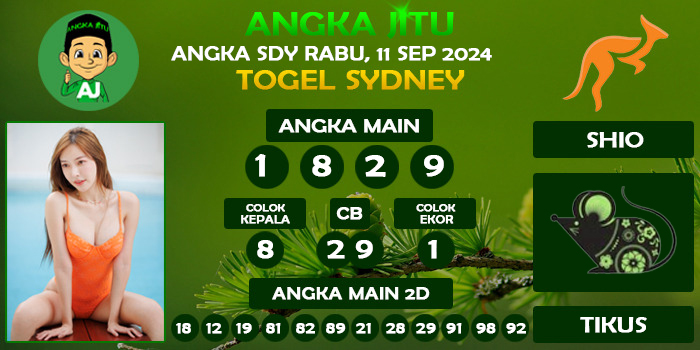 Prediksi Angka Jitu Sdy Rabu 11 September 2024