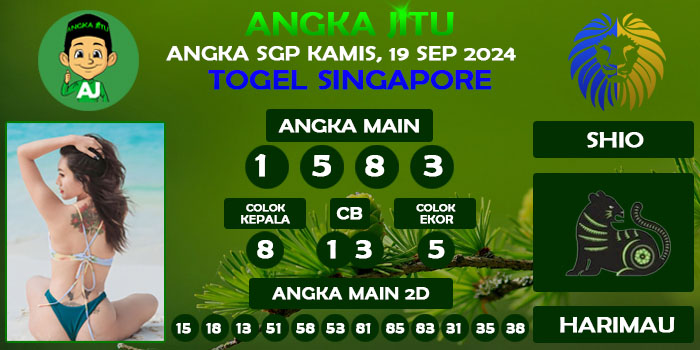 Prediksi Angka Jitu Sgp Kamis 19 September 2024